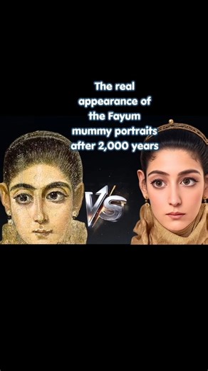 The real appearances of the Faces of the Mummies of Fayoum Portraits using AI #facialreconstruction