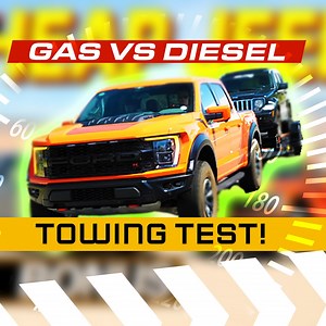 70K views · 312 reactions | Gas vs. Diesel *Towing Test* | TFL Studios | Facebook