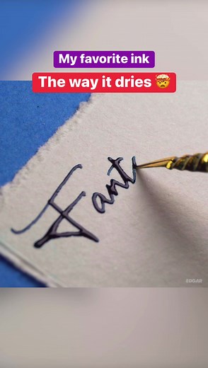 The way my favorite ink dries 🤯 | Made by Edgar