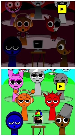 Sprunki: Normal vs Horror Version 👻 #sprunki