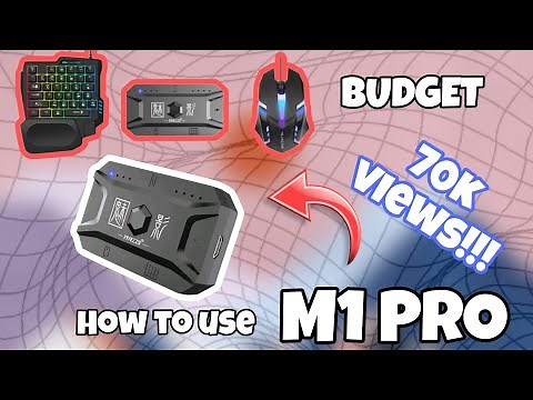 M1 PRO | BLUETOOTH 5.0 MOUSE AND KEYBOARD CONVERTER FOR PUBG & CODM