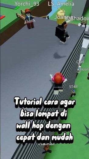 Tutorial cara lompat di wall hop dengan mudah #roblox #robloxedit #rblx#robloxshort#wallhop#memes