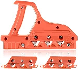 Plasterboard Cutter, 45°+60° Edger, ABS + Stainless Steel, 10 Blades, 230x143mm, Manual