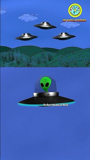alien spaceship #trending #cartoon #shorts #youtubeshorts