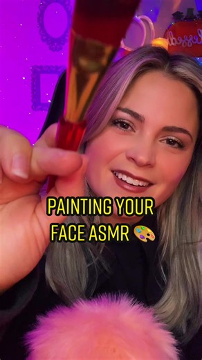ASMR Face Painting Experience: Relax and Unwind