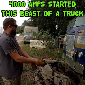 4 THOUSAND AMPS STARTED THIS CABOVER BEAST!!! | Bruce Wilson