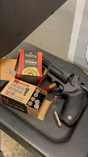 Taurus Judge Hornady critical defense 45LC-Federal 410 personal defense 🆚 Paper target #handcannon