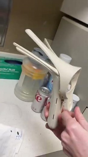 Showing our new NP the different speculums