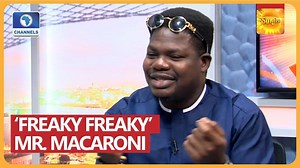 187K views · 366 shares | Debo Adebayo, known as Mr Macaroni, has described how he became popular on social media. | Channels Television | Facebook