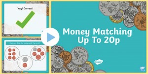 Money Matching PowerPoint Activity Up To 20p