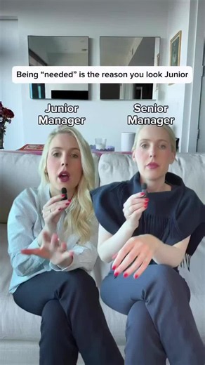 Junior vs. Senior Manager: Why Being 'Needed' Makes You Look Junior