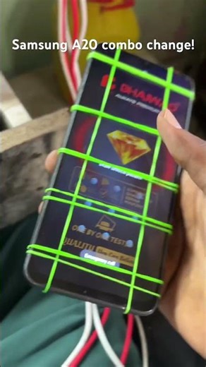 Samsung A20 combo change! 😖 #shorts #mobliereparing