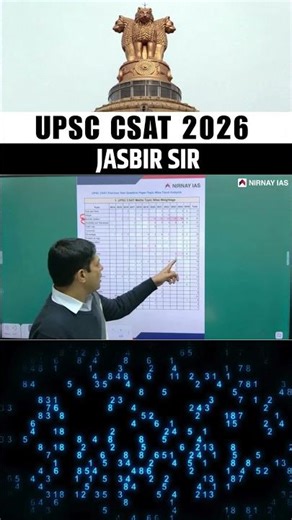UPSC CSAT 2026 Strategy | How To Start CSAT Preparation From UPSC? | CSAT Study Plan by Jasbir Sir