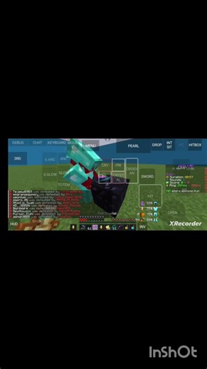DOING CPVP WITHOUT USING SWORD AND ANCHOR #minecraft #viral #gaming