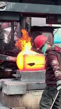 Inside the forging factory The Impact Forging Process for Marine Components #forging #forge #factory