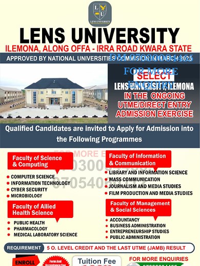LENS University Admission Now Open for 2023