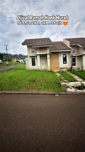 Dijual Rumah Hoek 163m² Murah di Citra Indah City Cileungsi. 2KT, 1KM. 350jt