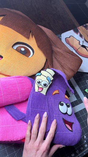 Dora the explorer/ backpack/ map🥰 I just love it! #piñata #pinatas #doratheexplorer #backpack #map #fyp #parati #naimadesign2021 #viral