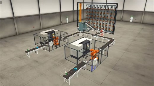 FactoryIO立体仓库存储仿真