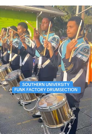 Southern University Funk Factory Drum Section Performance