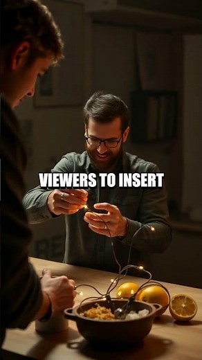 Tiny LEDs from a Lemon Circuit