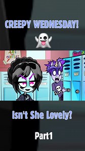 Wednesday’s Got a Boo-tiful Secret 👻 The Creepy Girl Chronicles! Part 1 #wednesday #animatedcartoon | Teen-Z