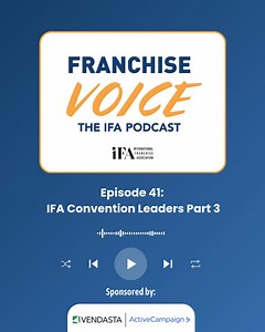Join IFA's Franchise Voice host Jack Monson as we continue our special series highlighting standout leaders from this year's IFA Annual Convention. In today’s episode, hear from founding partners of the Franchise Ascension Initiative, Omar and Raynya Simmons, as well as recent FAI graduate Clarence Howell and IFA’s Director of Diversity Programs, David Smith. 𝐋𝐢𝐬𝐭𝐞𝐧 𝐭𝐨 𝐭𝐡𝐞 𝐥𝐚𝐭𝐞𝐬𝐭 𝐞𝐩𝐢𝐬𝐨𝐝𝐞: https://bit.ly/Episode41_ListenNow﻿ Also available to listen via Apple Podcasts and 