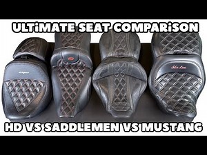 Ultimate Harley Davidson Seat Comparison - Saddleman vs Mustang vs Harley vs Bad Boyz