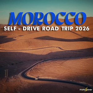 Morocco Self-Drive Road Trip 2026! Experience North Africa by road — deserts, mountains & coastlines in one epic journey. ✅ 11-day guided self-drive road trip curated by Indian experts 🇮🇳 ✅ Safe, scenic & beginner-friendly driving routes ✅ Comprehensive ground package ✅ Boutique stays & luxury desert camps ✅ Expert Indian & local guides full support crew 🚗 Limited seats | April–May 2026 Discover Morocco the MotoRover way. | MotoRover