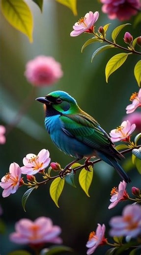 Green headed Tanager South America