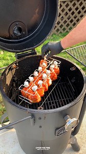 Bacon Wrapped Chicken Lollipops | Over The Fire Cooking by Derek Wolf