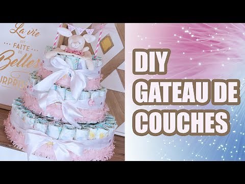 DIY | GÂTEAU DE COUCHES | CADEAU DE NAISSANCE ! 🍼🎁