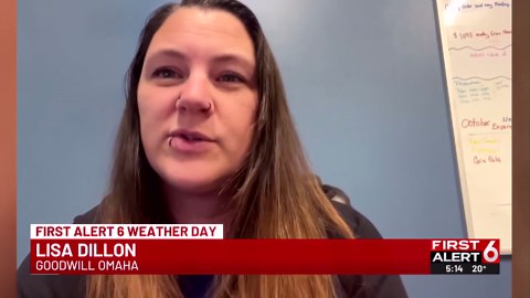 Omaha donation center reports high demand for warm weather gear