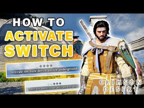 How to Activate the Lock Device Switch Underground & Insert the Batteries ► Crimson Desert