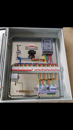 💡 Electric Panel Wiring Setup 🔌 Today I completed this clean and professional panel wiring. Every connection is properly managed — from main breaker to sub breakers and outlets. All wires are color-coded for safety and easy maintenance. ⚙️ I always believe: “A neat panel shows the quality of your work.” 👷‍♂️⚡ #ElectricalWork #PanelBoard #ElectricianLife #CleanWiring #hardworkpaysoff | Electrical Works952