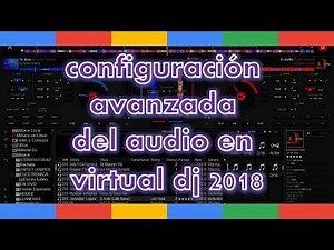 configuracion avanzada del audio en virtual dj 8