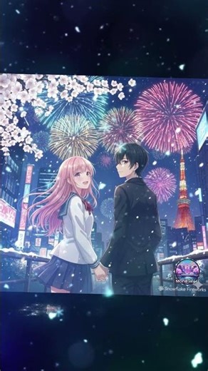 Snowflake Fireworks - MonoTokyoMusic #anime #citypop #jpop