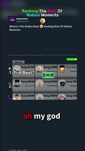 Is This The Greatest Roblox Beat Ever Created? Ranking Best Of Roblox Moments | Part 55 #roblox