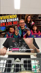 He hecho una SERIE con mi familia: VIVIENDO UNA SEMANA EN LOS 90