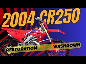 2004 Honda CR250 Restoration Build