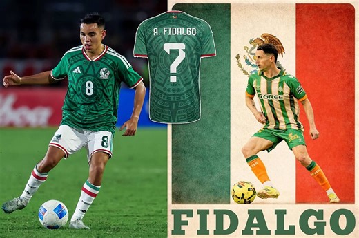 ¿Qué dorsal usará Álvaro Fidalgo con México? Todo en manos de Charly Rodríguez