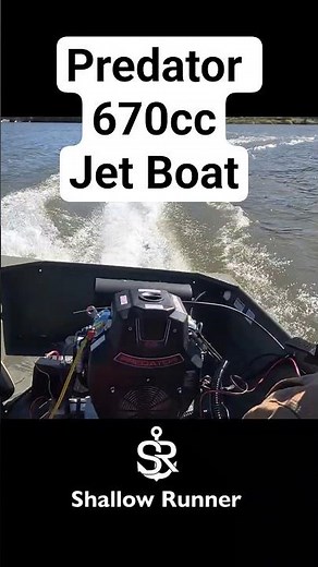 Predator 670cc Jet Boat #diy #boatengine #fishing