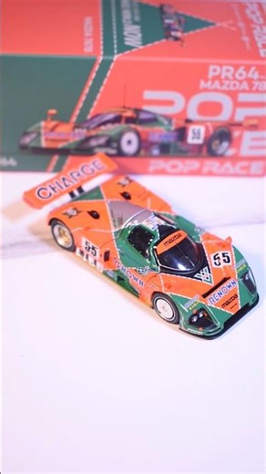 MAZDA 787B 1991 Le Mans Winner 🏁 1:64 POP RACE Unboxing 🔥 Detailed Engine!