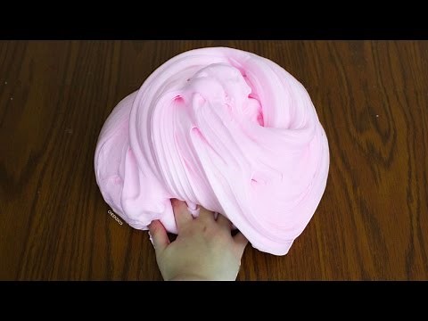 How to Make Giant Bubblegum Slime! DIY Stretchy Big Fluffy Soft Serve Slime!