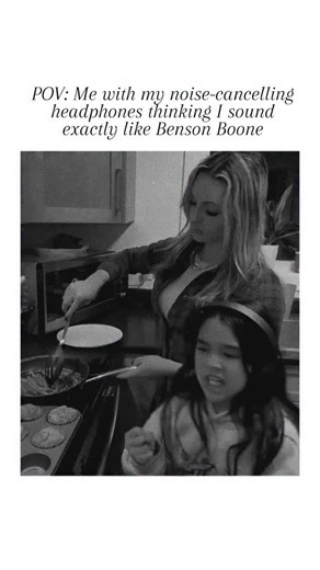 Humor Hub on Instagram: "Tag @bensonboone so he can sign this talent immediately. 👇✍️ She put her whole soul into it" : Viral Talent ​This viral video captures the danger of wearing noise-cancelling headphones. A young girl belts out Benson Boone's hit song "Beautiful Things" in the kitchen, completely unaware that she is screaming the lyrics at the top of her lungs. The mom's reaction in the background makes it 10x funnier. ​In 2026, this clip is the ultimate meme template for "Karaoke Fails" 