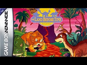 The Land Before Time Full Gameplay Walkthrough (Full Game GBA Longplay)