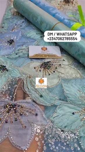 Lifestyle & Events on Instagram: "New In! 🔥🔥 Beaded Collections. Premium quality, classy, and beautifully detailed with crystals and ruffles — this beaded lace is a statement on its own. Fabric Price: N230,000 for 5 yards Headtie: Sold separately Available for immediate delivery and pickup Please note: Prices may vary slightly due to exchange rate fluctuations. To order, click the link in our bio to chat with us directly on WhatsApp or send a message to: +2347062785554 Delivery Timelines: Lago