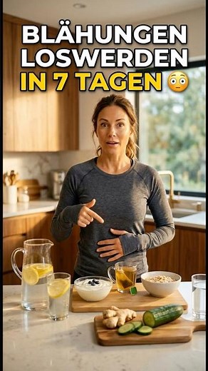 Blähungen loswerden in 7 Tagen 😳🌿 #fitfakten