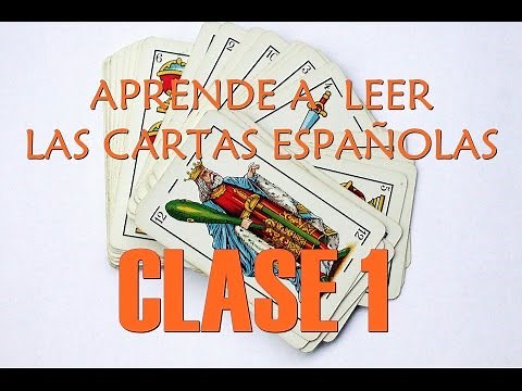 CURSO GRATIS Y FÁCIL DE LECTURA DE BARAJA ESPAÑOLA ( Clase 1) // Nut