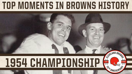Top 75 Moments: No. 13 - Browns Win 1954 NFL Championship